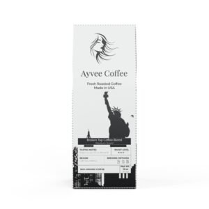 Front view of packaging (ground) : Broken Top Coffee Blend (Medium Roast)